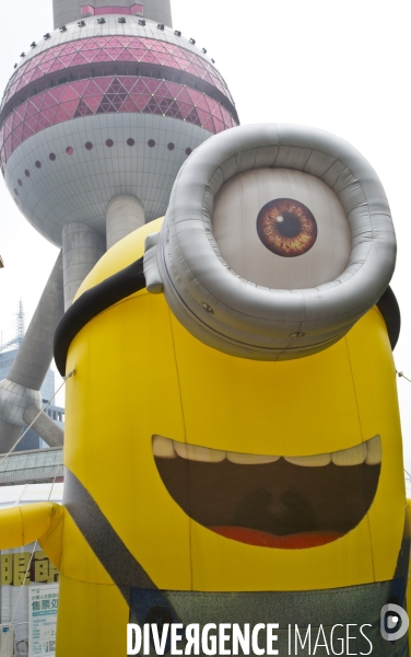 Les minions a shanghai /chine