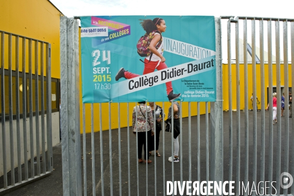 Illustration Aout 2015Inauguration du nouveau college Didier Daurat au Bourget