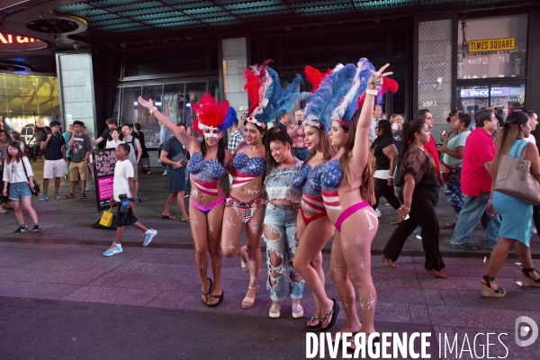 Les desnudas de times square/new york