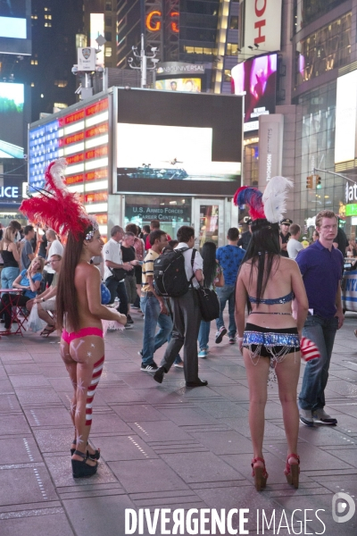 Les desnudas de times square/new york