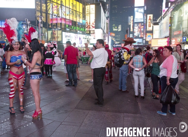Les desnudas de times square/new york