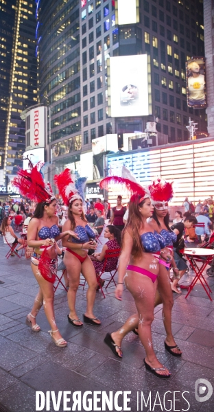 Les desnudas de times square/new york