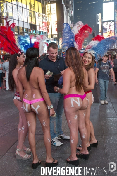 Les desnudas de times square/new york