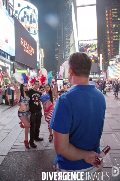 Les desnudas de times square/new york