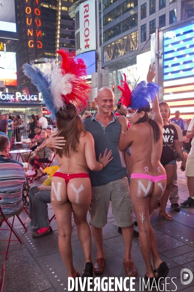 Les desnudas de times square/new york