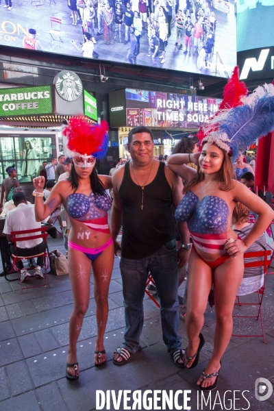 Les desnudas de times square/new york