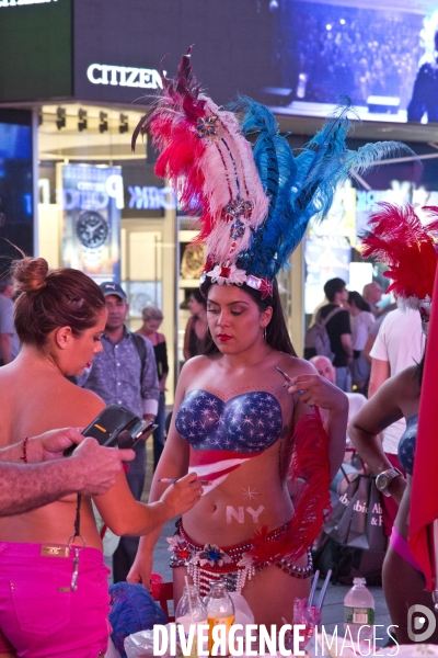 Les desnudas de times square/new york