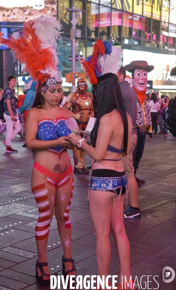 Les desnudas de times square/new york