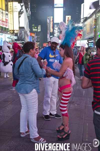 Les desnudas de times square/new york