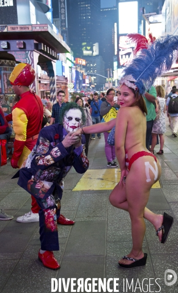 Les desnudas de times square/new york