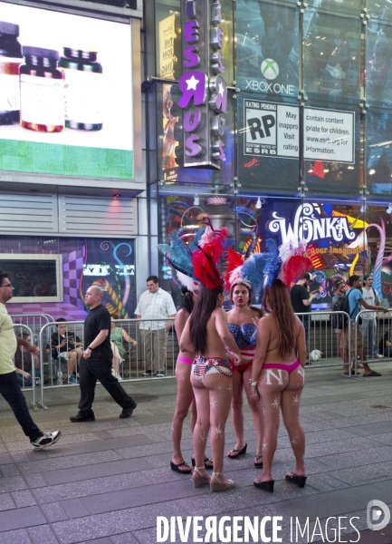 Les desnudas de times square/new york