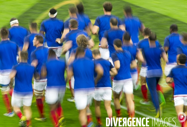 Rugby match France-Ecosse