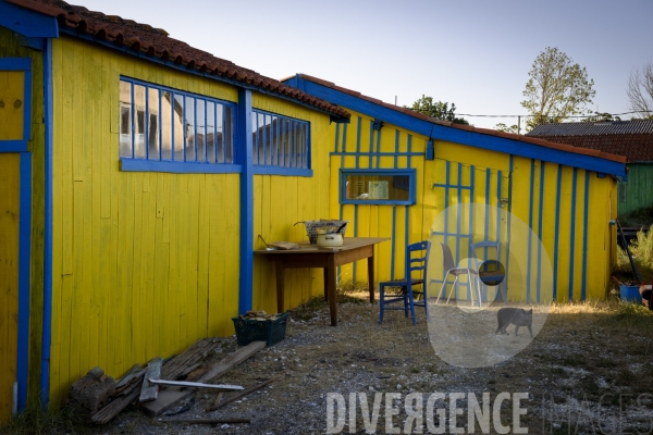 Les cabanes de pêcheurs de Château d Oléron.