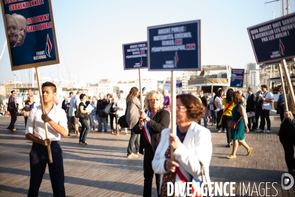 Manif du FN contre la  pédopornographie 