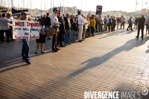 Manif du FN contre la  pédopornographie 