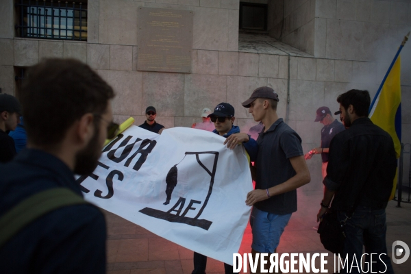 Manif du FN contre la  pédopornographie 