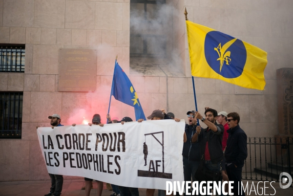 Manif du FN contre la  pédopornographie 