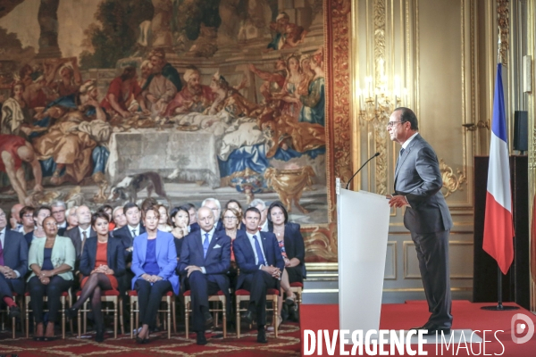 Sixième conférence de presse semestrielle de François Hollande