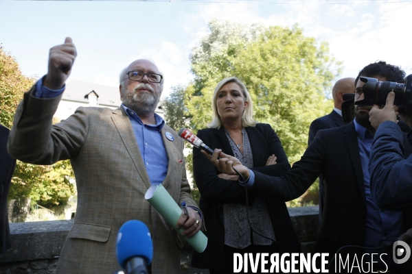 Regionales. marine le pen wallerand de saint just