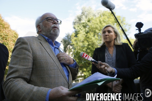 Regionales. marine le pen wallerand de saint just