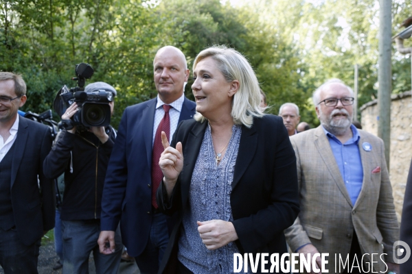 Regionales. marine le pen wallerand de saint just