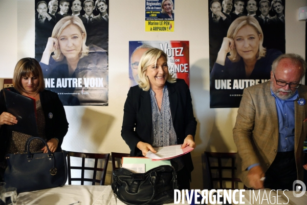 Regionales. marine le pen wallerand de saint just