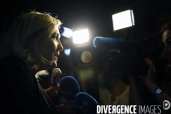 Regionales. marine le pen wallerand de saint just