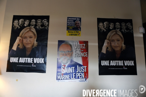 Regionales. marine le pen wallerand de saint just