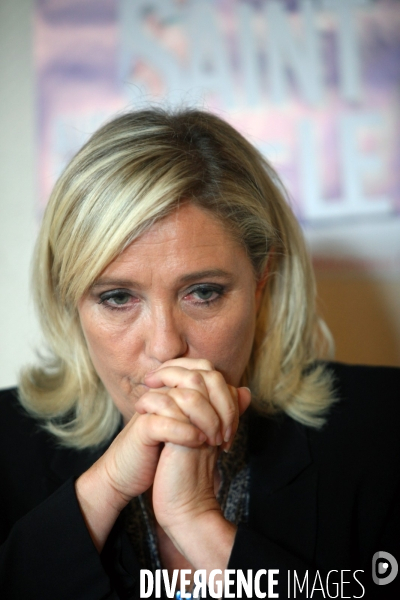 Regionales. marine le pen wallerand de saint just