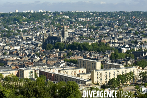 Des villes.Rouen.Vue de la ville