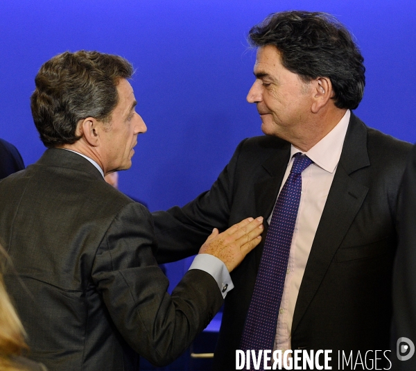 Nicolas Sarkozy avec Pierre Lellouche