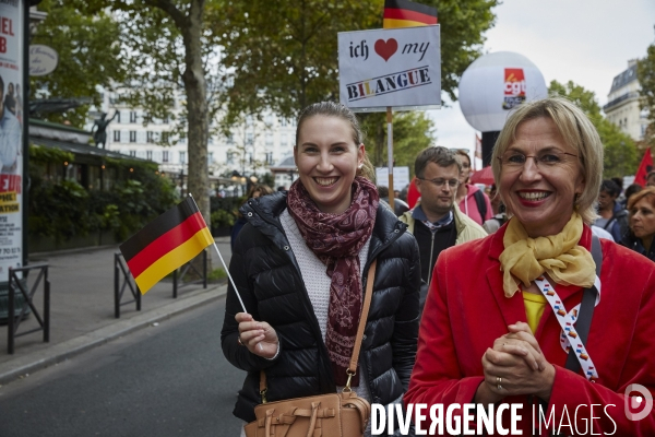 Manif enseignants contre la réforme du collège