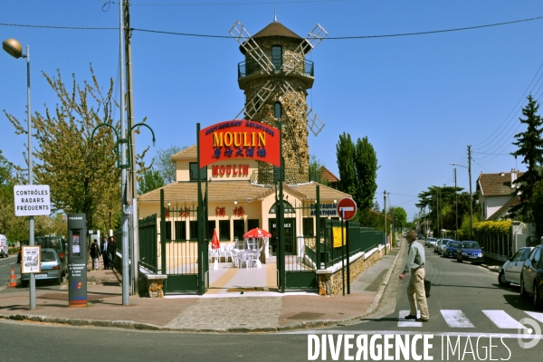 Des villes.Brunoy.Le moulin, un restaurant chinois