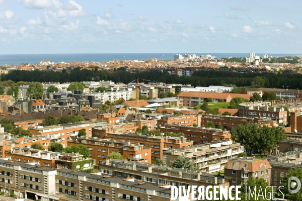 Des villes.Dunkerque, Malo les bains et la mer du Nord