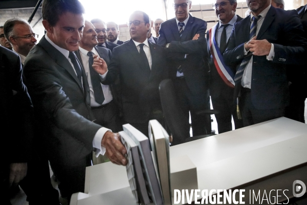 François Hollande et Manuel Valls en Haute-Saône