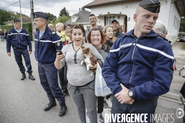 François Hollande et Manuel Valls en Haute-Saône