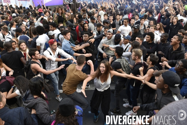 Techno Parade à Paris.