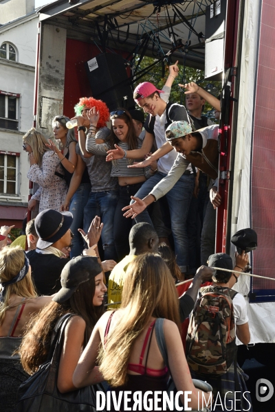 Techno Parade à Paris.