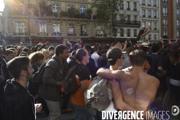 Techno Parade à Paris.