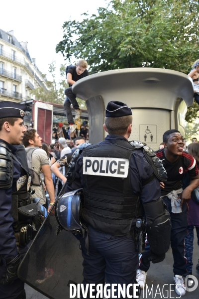 Techno Parade à Paris.