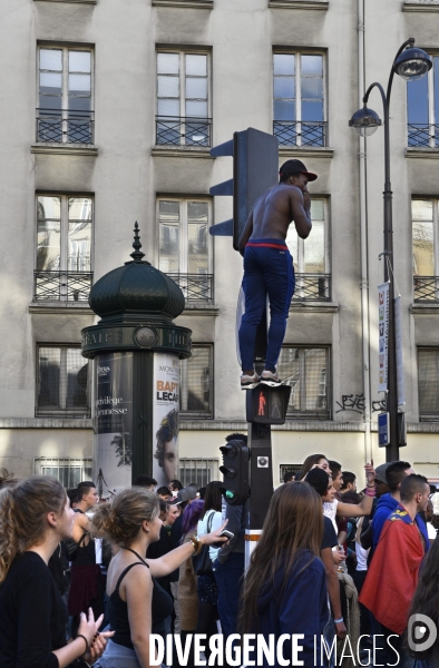 Techno Parade à Paris.