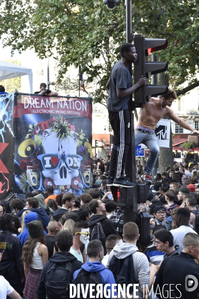 Techno Parade à Paris.