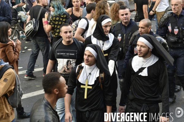 Techno Parade à Paris.