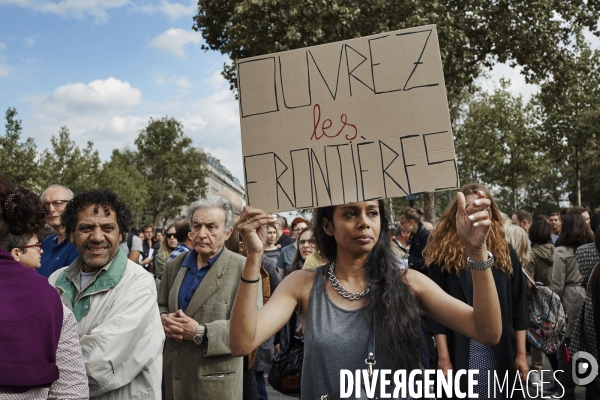 Manifestation en faveur des migrants