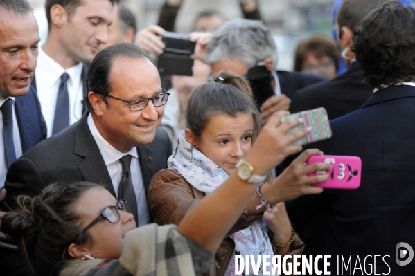 Déplacement de François HOLLANDE en Corrèze