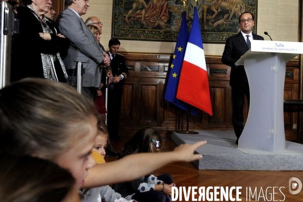 Déplacement de François HOLLANDE en Corrèze