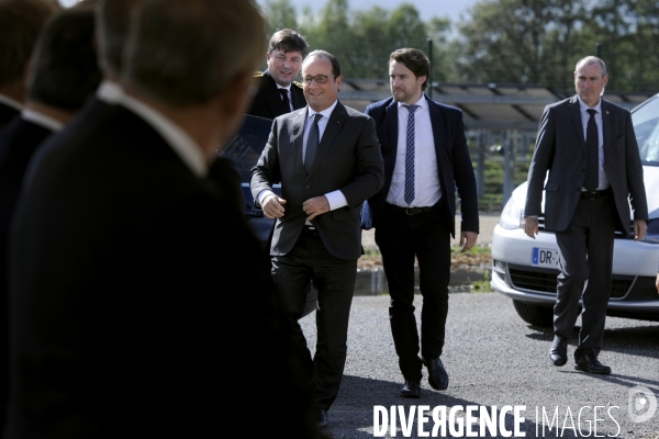 Déplacement de François HOLLANDE en Corrèze