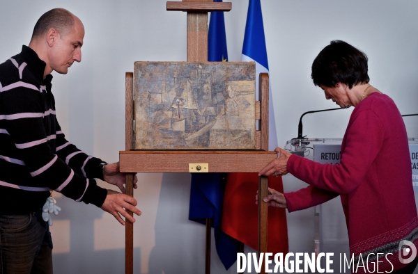 La Coiffeuse de Picasso / Cérémonie de retour au Centre Pompidou