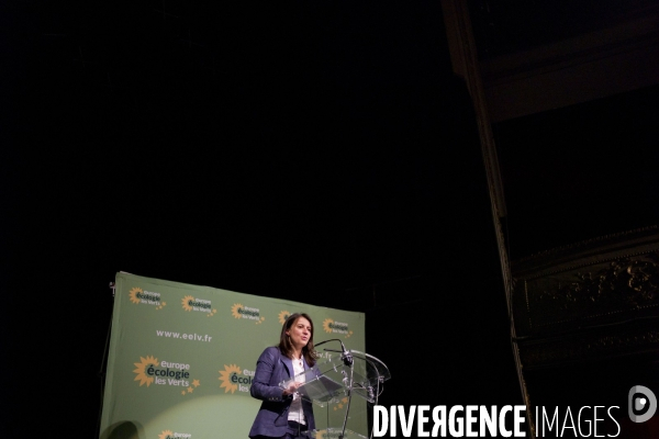 Paris : Meeting d Europe Ecologie les Verts