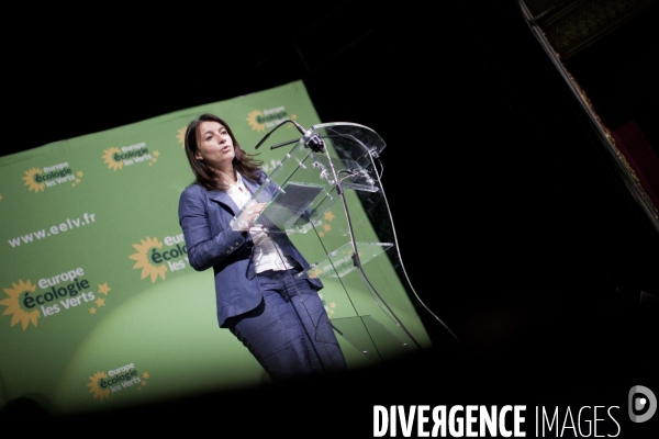 Paris : Meeting d Europe Ecologie les Verts